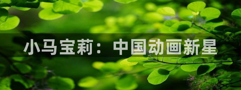 嘿咻51漫画网站：小马宝莉：中国动画新星
